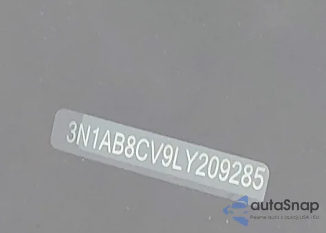 2020 Nissan Sentra Sv Xtronic Cvt z USA, uszkodzony, nr VIN 3N1AB8CV9LY209285